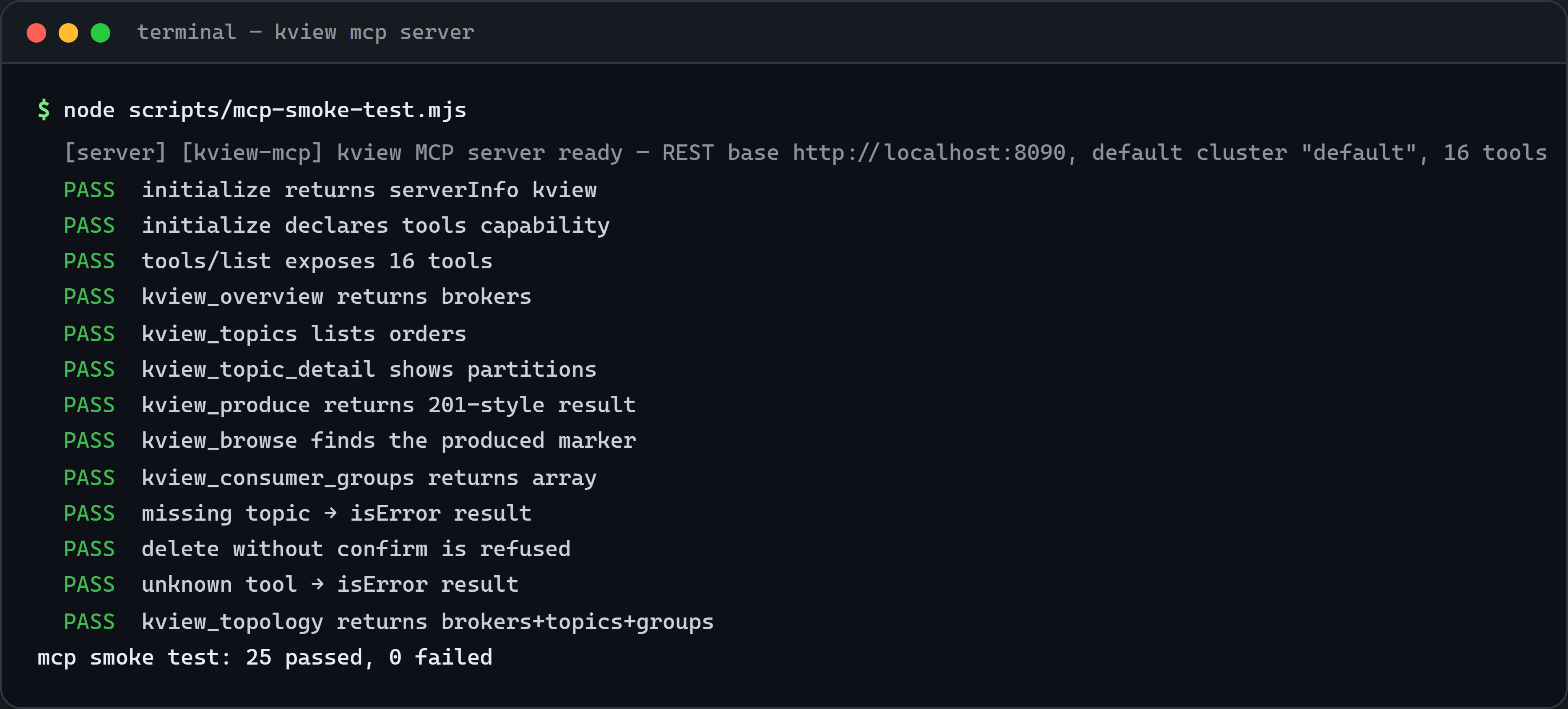 Kview MCP Server